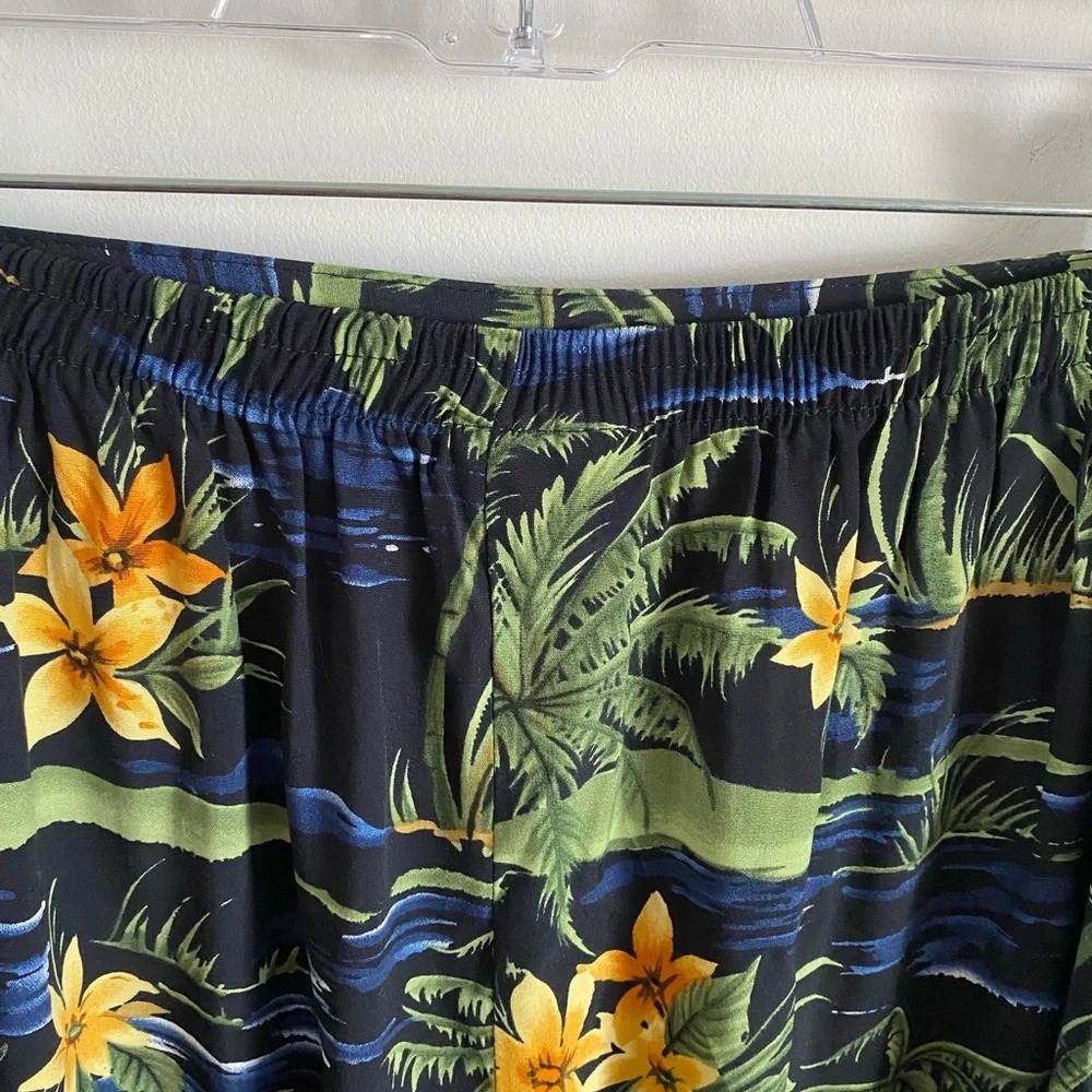 Clio Tropical Floral Shirt & Skirt Set Hawaiin‎ Tiki